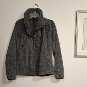 Kuhl Flight Jacket Women's Green Fleece Jacket Size XL Outdoor